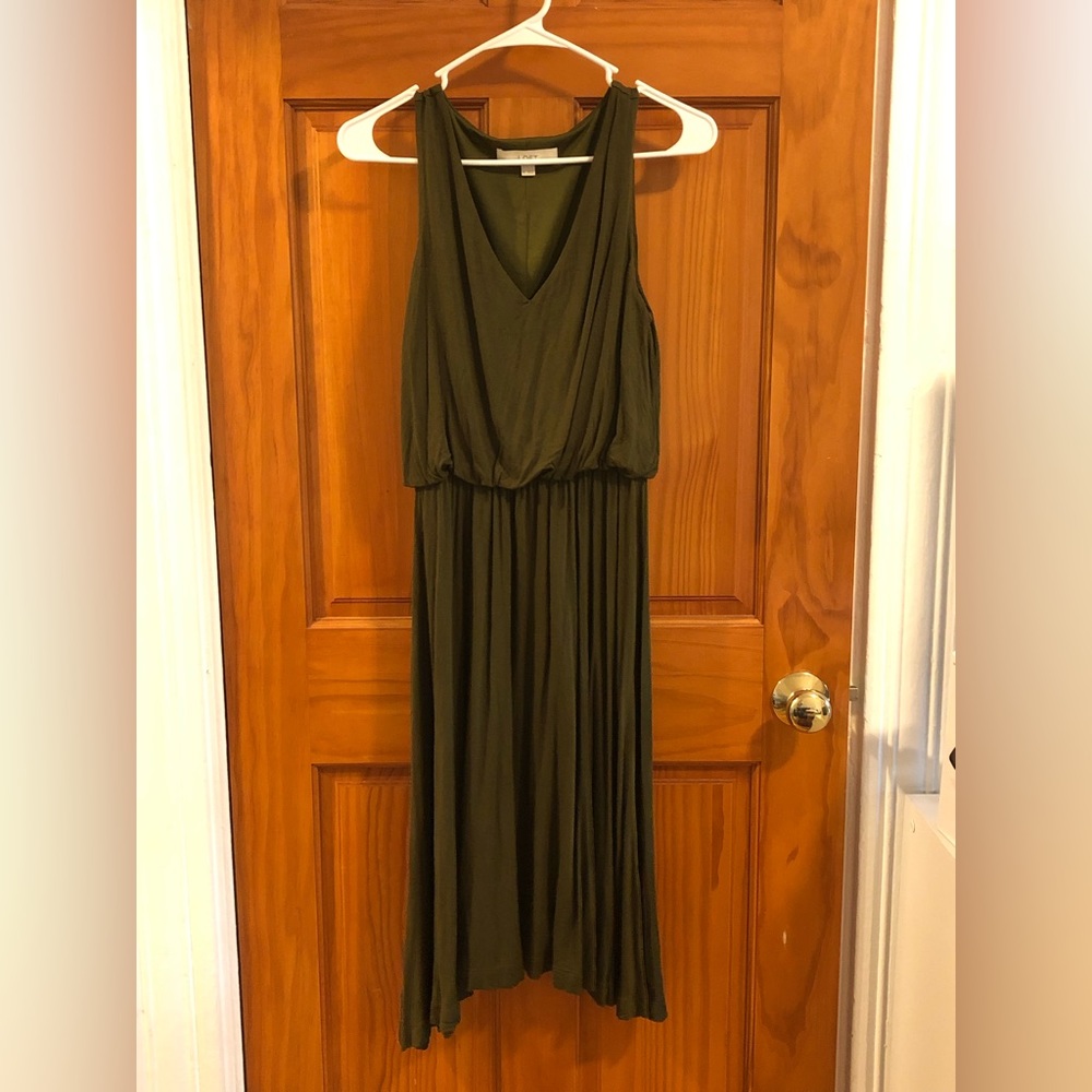 Dark Green Dress
